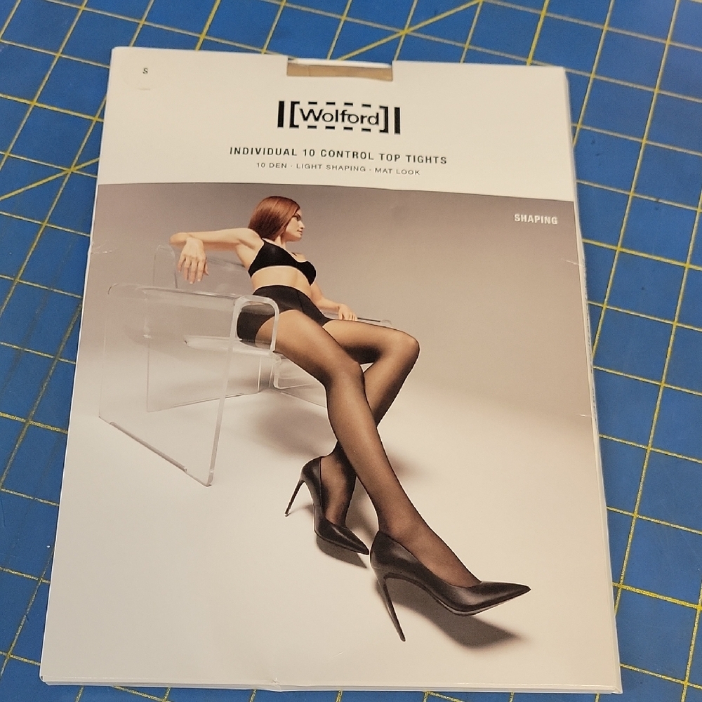 Wolford Control Top Tights Nude Small New
